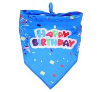 KJHBV Small Dog Scarf Cotton Triangular Bandana for Birthday Party with Comfortable Material and Versatile Accessory Suitable for Cats and Dogs