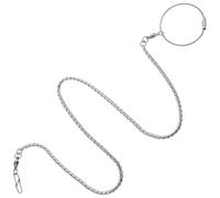 KJHBV Stainless Steel Anklet Foot Chain Anti-Off Parrot for Cockatiels | Sturdy Silver Metal Design, Helps Prevent Flying, PET-Safe Accessory for Peony Birds and Household Aviary Care