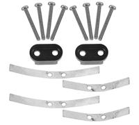 KJHBV Steel to Fixed Mount Bracket in Rear Axle Leaf Spring, Precision Engineering Suspension Part Performance and Stability Rc Car and Rc Trucks Off-road Crawling