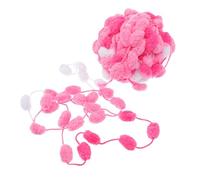 KJHBV Sturdy DIY Woolen Yarn Roll for Hand Knitting and Crochet, Skin-Friendly Slender Yarn in Pink Colour, for Household Hand-Knitting and DIY Projects