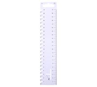 KJHBV Sturdy Plastic Patchwork Cutting Ruler for Crafts and DIY Sewing Projects, Easy to Operate Mini Sewing Gauge Precise Marking Line for Quilting Accessories