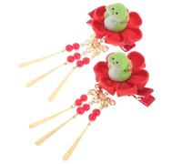KJHBV Stylish Red Snake Hair Clip with Comfortable Fit and Decorative Design, for Celebrating the New Year Festival and 2025 Year the Snake
