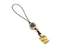 KJHBV Tiger Rope Pendant Brass Nylon Jade Hanging Ornament
