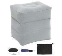 KJHBV Travel Accessory PVC Material Lightweight and Portable Comfortable to The Inflatable Foot Rest Random Color Reduces Leg Swelling for Airplane Travel Under Desk Use