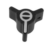 KJHBV Universal Arrow Nock Alignment Turner Keychain Black Pla Fletching Positioning Tool for Recurve Bows, Adjustable Nock Rotation for Competitive Matches and Outdoor Sessions