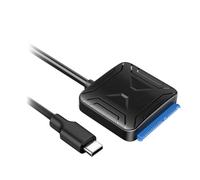 KJHBV Usb-c to Data Line Hard Disk Cable Hard Drive Converter for 3.5 Inch/2.5 Inch Hdd Abs Black Laptop and Tablet Backing up Files