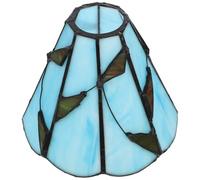 KJHBV Victorian Glass Lamp Shade Replacement for E27 Bulb, Practical and Creative Stained Glass Design, Suitable for Bedroom and Hotel Pendant Lamps