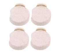 KJHBV Volcanic Rock Bird Perch Platform Natural Beak Trimmer and Grinding Stand 4pcs to Exercise Chewing Instinct and Prevent Overgrown Nails for Parakeets and Parrots