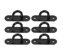 KJHBV Wall Anchor Hook with Firm Construction and Effortless Installation 6pcs Stainless Steel for Resistance Bands and Yoga Straps for Training Sessions and Workout Spaces