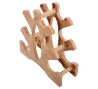 KJHBV Weight Storage Dumbbell Rack with Three Tiers for Home Gym Use, Plastic Construction in Khaki Small Fitness Equipment Organizer