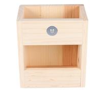 KJHBV Wooden Small Animal Feeder Manger for Rabbits and Guinea Pigs, Disassemblable Hay Rack with Easy Installation, Suitable for Cage Or Other Places