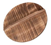 KJHBV Wooden Wok Lid round Pot Cover Lightweight and Anti-splash Kitchen Accessory for Cooking the Kitchen