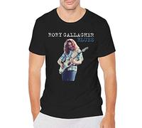 KJHBVND Men's Rory-Gallagher Blues Tshirts Black