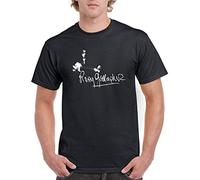 KJHBVND Men's Rory Shirts Gallagher Casual Adult Soft Crew T-Shirt Graphic Tee Shirts Black