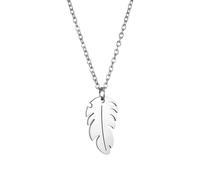 KJHFD 925 Sterling Silver Feather Feather Necklaces For Women Girls, Minimalist Feather Choker Necklace - Necklace For Men, Arrow Feather Necklace, Dream Catcher Necklaces For