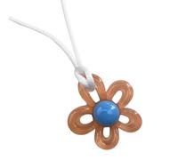 KJHFD 925 Sterling Silver Flower Choker For Women And Girls, Colorful Flower Pendant Necklace Neck Handmade Chain Charm Women Pendulum Beautiful Neck Jewelry, Flower Choker Necklace For Woman
