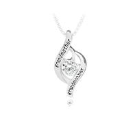 KJHFD 925 Sterling Silver Grandma Birthstone Necklace Charms Circular Venus Pendant Necklace Box Chain Necklaces Gift For Grandma, Grandmother Bithstone Jewelry, Mamaw Bracelet, Large, Sterling
