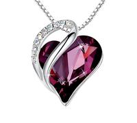 KJHFD 925 Sterling Silver Heart Of The Ocean Necklace For Women, Ocean Heart Necklace Zircon Multicolor Necklace For Casual Party, Titanic Necklace Heart Of The Ocean, Titanic Pendant, Rose Titanic