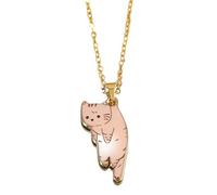 KJHFD 925 Sterling Silver Kitty Necklace For Women And Girls, Cute Pet Cat Pattern Pendant Necklaces, Black Cat Necklace For Women, Cat Choker For Women