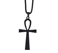 KJHFD 925 Sterling Silver Religion Necklace For Women, Symbol of Life Pendant - Egyptian Jewelry For Men, Egyptian Necklace For Halloween Christmas Gifts