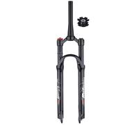 KJHFD Air Front Fork Tapered Tube Mountain Bike Forks 29 Inch Travel Axle 100mm Manual Remote Lockout XC