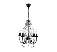 KJHFD American Pastoral Crystal Beautifully Carved Living Room Bedroom Dining Creative Wrought Iron Light * 53cm Embellish life