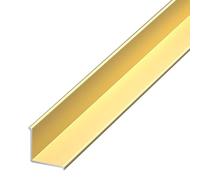 KJHFD Angle Profile Aluminium, Anodised 15x15mm Sizes Flooring Edge Trim, TMW Profiles, Upgrade Your Home Or Office with Perfect 90 Degree Angles(Gold,15mm)