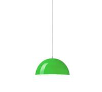 KJHFD Blue Metal Dome Pendant Light - Semicircle Glossy Nordic Vintage Hanging Fixture for Kitchen Island, Dining Room, Ceiling Chandelier (13.7in)(Green,11.8in)