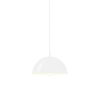 KJHFD Blue Metal Dome Pendant Light - Semicircle Glossy Nordic Vintage Hanging Fixture for Kitchen Island, Dining Room, Ceiling Chandelier (13.7in)(White,11.8in)