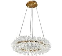 KJHFD Ceiling Light Hanging Ring Firefly Crystal Chandelier, for Living Dining Room Bedroom, D40cm*H18cm Cold White