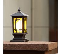 KJHFD Desk Lamp Outdoor Lighting Fixture with Classic Sign, Retro/Vintage Garden, Socket: E27, IP55, (s) Not Included (B)