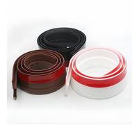 KJHFD Divider Strip, Door Floor Trim Transition, for Exterior & Interior Doors, Window Blocker Cold Air Self Adhesive Easy to Install 80cm(Brown,5cm/1.96in)