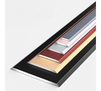 KJHFD Flat Seam Transition Bar, * 0.9m Self Adhesive Floor Gap Covering Strips, Aluminum Edge Trim for Wall Seams/Closet/Ceiling, Waterproof(Gray,12mm)