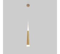 KJHFD Gold Nordic Classical Pendant Light Bar LED Long Tube Hanging Ceiling Lamp Acrylic Black Suspension Droplight Linear Chrome Foyer Chandelier for Staircase Bedside Bedroom Hallway Made in