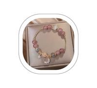KJHFD Gold Traditional Handmade Chinese Dainty Natural Jade Bracelets for Women, Handmade Dainty Jade Bracelets Gold Jewelry Birthday Valentines Day Gifts for Women Her