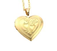 KJHFD Heart Locket Necklace For Women, Photo Locket Pendant Necklace Retro Locket With Picture, Picture Locket Necklace, Heart Locket Necklace That Holds Pictures