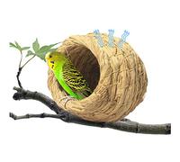 KJHFD House Natural Straw Bird Nest, Birdhouse, Can Be Hung On The Courtyard Garden Tree, Small, Extra Large (Size : 16x14cm)