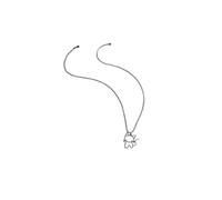 KJHFD Jewelry Women's Necklace Fashion Non Fading Stainless Steel Cartoon Hollow Cat Pendant Long compatible with Mace