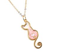 KJHFD Kitty Necklace For Women And Girls, Cat Heart So Cute Mixed Styles Cat Animal Pendant Necklace Cute Kitty Necklace, Black Cat Necklace For Women, Cat Choker For Women