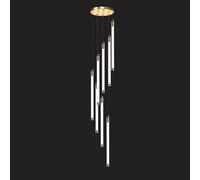 KJHFD Large Entryway Foyer Chandelier with High Ceilings, Black Farmhouse Linear Chandelier for Living Room Dining Table and Hall/12 Lights