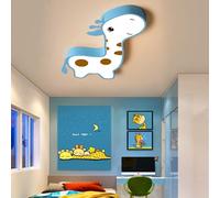 KJHFD LED Dimmable with Remote Control Chandeliers Giraffes 35W Boys Girls Living Hanging Lamp Bedroom Ceiling Spotlight Kindergarten Dining Room Pendant Light (Color :