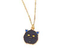 KJHFD Necklace For Women And Men, Black Halloween Death Bat Cartoon Pendant Necklace, Band Necklace, Scream Necklace Face, Bc Necklace