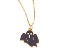 KJHFD Necklace For Women And Men, Black Halloween Death Bat Cartoon Pendant Necklace, Band Necklace, Scream Necklace Face, Bc Necklace