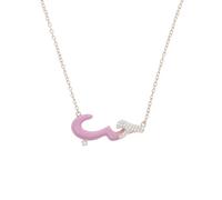 KJHFD Necklace For Women And Men, Candy Colorful Choker Arabic Word Letter Pendant Necklace, Beads Jewelry, Necklaces For Glow Party, Necklaces