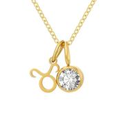 KJHFD Necklaces For Women And Girls, Birthstone Constellation Double Pendant Necklace 12 Constellations Necklaces, Saturn Necklace, Gemini Aries Pisces Virgo Scorpio Zebra Necklace