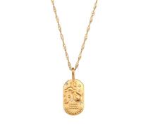KJHFD Necklaces For Women And Girls, Zircon 12 Sign Bright Necklace Constellation Necklaces, Saturn Necklace, Gemini Aries Pisces Virgo Scorpio Zebra Necklace