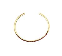 KJHFD New 2025 Arrival Exquisite Enamel Oil Drop Stripe Crystal Bracelet Women's Jewelry Fashion Party Retro With For You Accessories Trendy Creative Gift