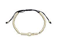 KJHFD New 2025 Arrival New For Styles Beads Handmade Bracelets For Women Fashion Vintage Geometric Gold Color Bracelet Copper Cz Crystal Adjustable With For You Accessories Trendy Creative Gift
