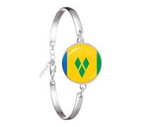 KJHFD New 2025 Arrival The Commonwealth Of Dominica, Saint Lucia, Saint Vincent And The Grenadines, Barbados, Grenada, Ecuador National Flag Chain Bracelet Jewelry Fashion Accessories