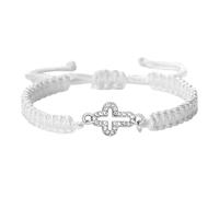 KJHFD New Charm Crystal Cross Bracelets Lucky Black Red Rope Handmade String Bracelet Prayer Bangles Couple Faith Jewelry Gifts Fashion Trendy Accessories Creative Gift For Women And Men